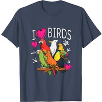 I Love Birds Shirt | I Just Really Like Parrot Cockatoo T-shirt