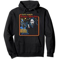 Scary Movie Let's Watch Scary Movie Design Pullover Hoodie