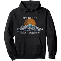 Mount Baker Washington Hoodie With Mountain Scene