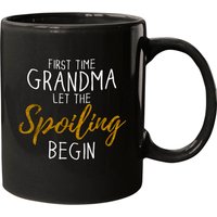 Grandma Let The Spoiling Begin Gift First Time Grandma Coffee Mug