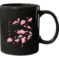 Vintage Sakura Cherry Blossom Japanese Graphical Art Coffee Mug