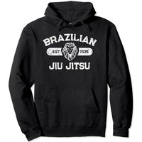 Brazilian Jiu Jitsu Established 1925 Bjj Mma Fighter Pullover Hoodie