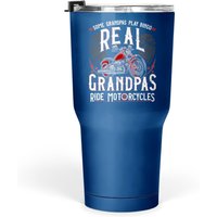 Some Grandpas Play Bingo Real Grandpas Ride Motorcycles Gift Tumbler 30 Oz