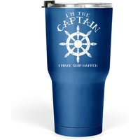 Im The Captain I Make Ship Happen Funny Boating Gift Boat Tumbler 30 Oz