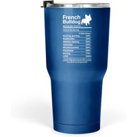 French Bulldog Facts Nutrition Tumbler 30 Oz