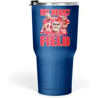Travis Kelce My Heart Is On That Field Tumbler 30 Oz