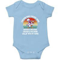 Chicken Wing Chicken Wing Hotdog And Bologna Funny Onesie