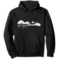 Disc Golf Sunset Guitar Hoodie
