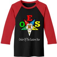 Oes Order Of The Eastern Star Logo Symbol Baseball Tee