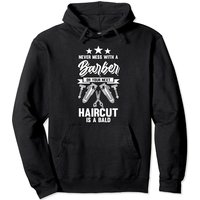 Barber Hoodie Never Mess With A Barber Barber Pullover