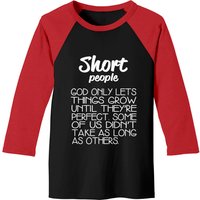 Short People Baseball Tee