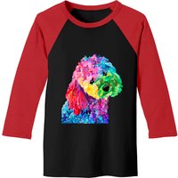 Dog Lover Poodle Baseball Tee