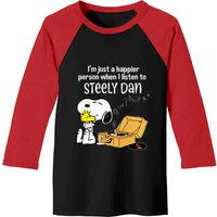 Steely Dan Happier When Listen To Steely Dan Birthday Baseball Tee