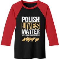 Pierogi Polish Lives Matter Baseball Tee