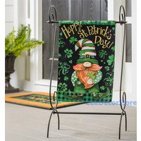 Lucky Gnome St. Patrick's Day Garden Flag