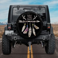 Follow Your Dream Boho Dreamcatcher Gift For Father, Spare Tire Cover Camper, Spare Tire Cover For Car
