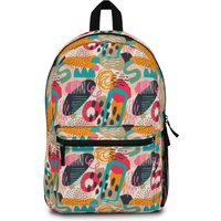 Abstract Art Backpack / Boho Cool Backpack