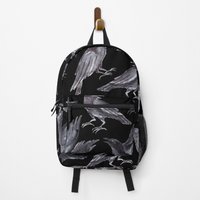 Raven Pattern Backpack