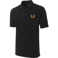 Rome Spqr Emblem Embroidered Short Sleeve Polo Shirts Classic Embroidery Men's Polo Shirt