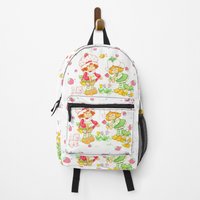 80s Aesthetic Strawberry Shortcake Mint Tulip Picking Tulips Backpack