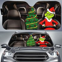 How The Grinch Stole Christmas Car Windshield Sun Shade Car