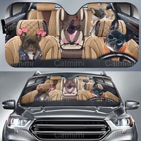 French Bulldog Car Sun Shade
