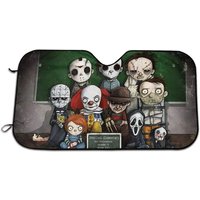 Abbey Road Killer Freddy Horror Movie Car Sunshade