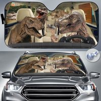 Dinosaur Car Sunshade, Dinosaur Lover, Auto Sun Shade