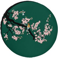 Spare Tire Covers Floral Bird