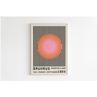 Bauhaus Black - Exhibition Poster | Mid Century Modern