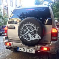 Tire Cover - Compass Design