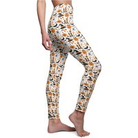 Fun Halloween Pattern Leggings - Fun Themed Activewear