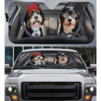 Bernedoodle Car Sun Shade