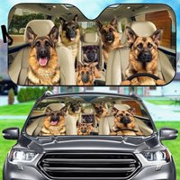 German Shepherd Car Sunshade