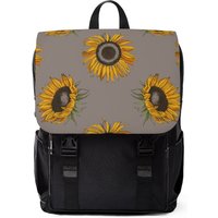 Sunflowers Unisex Casual Shoulder Backpack