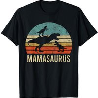 Mommy Mom Mama Dinosaur Funny 2 Two Kid Mamasaurus 2020 Gift T-shirt