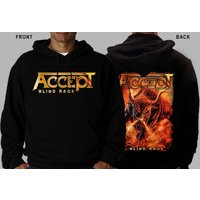 New Dtg Printed Hoodie- Accept - Blind Rage