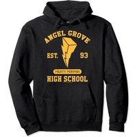 Power Rangers Angel Grove High School Yellow Logo Pullover Hoodie
