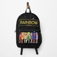 Rainbow High Main Characters And Logo Backpack