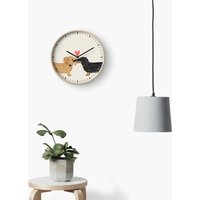 Dachshunds Love Clock