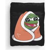 Peepoblanket Emote High Quality Duvet Cover