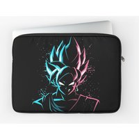 Goku Face To Face Blue Vs Rose Laptop Sleeve