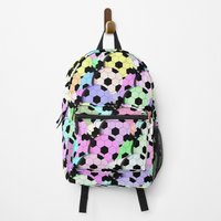Cool Football Soccer Balls Colorful Pattern Backpack