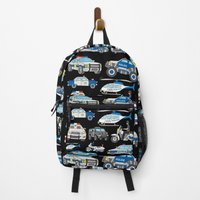 Police Car Design Backpack