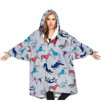 Greyhound Blanket Hoodie