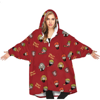 Harry Potter Gryffondor Blanket Hoodie