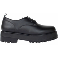 Green Laces Herren vegan Schuhe Derby Farah Chunky Schwarz