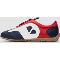 BOHEMA Damen vegan Sneaker Damen Racer Blau/Rot/Weiß