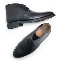 Will's Vegan Store Herren vegan Chukka Stiefel Goodyear Welt Schwarz