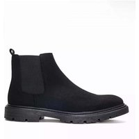 NAE Herren vegan Chelsea Boots Faber Schwarz